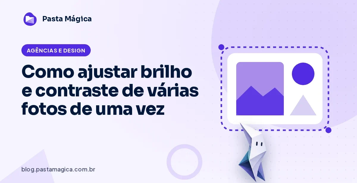 Como ajustar brilho e contraste de várias fotos de uma vez