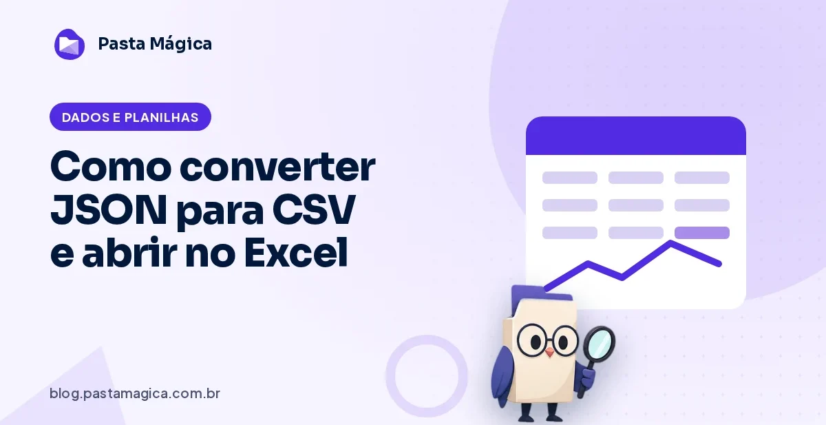 Como converter JSON para CSV e abrir no Excel