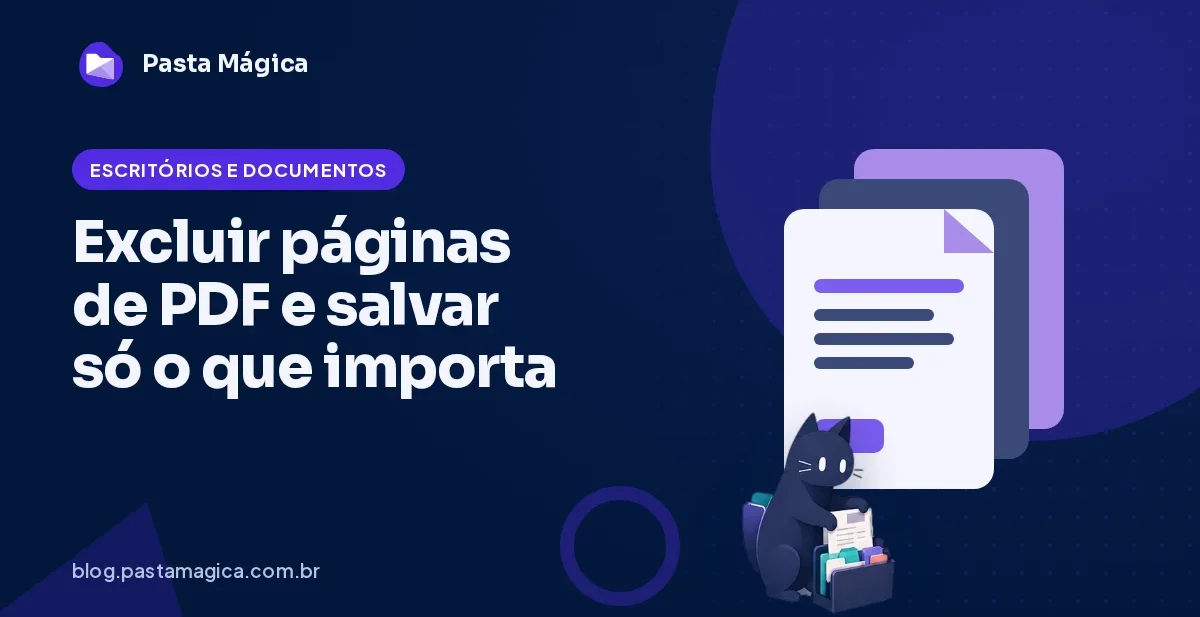 Como excluir páginas de PDF e salvar só o que importa