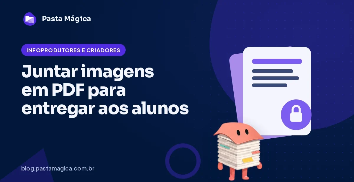 Como juntar imagens em PDF: slides e materiais exportados para os alunos