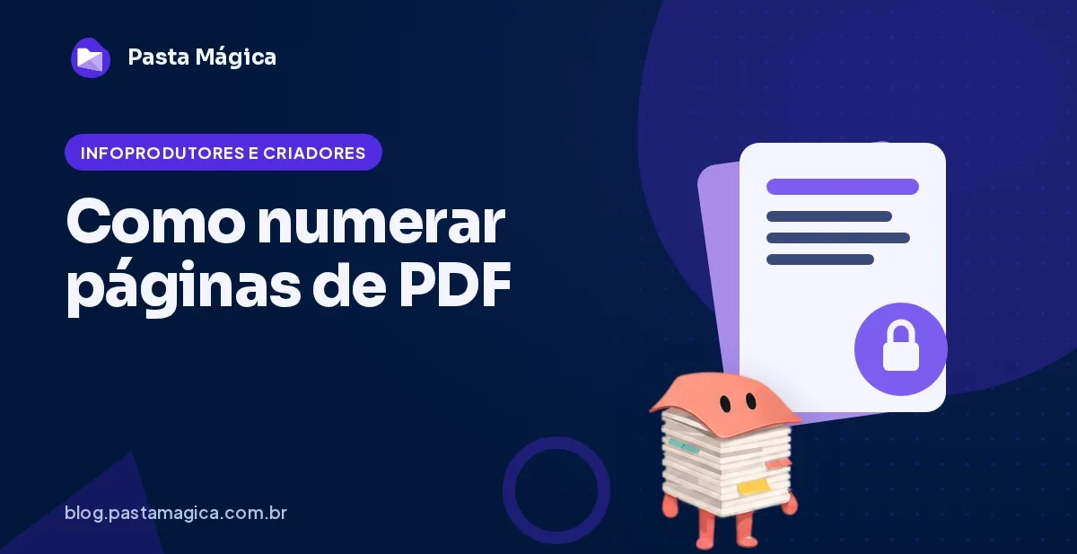 Como numerar páginas de PDF de apostila, e-book ou relatório