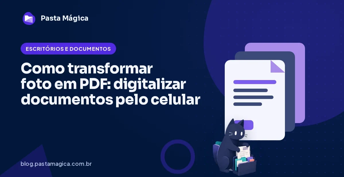 Como transformar foto em PDF: digitalizar documentos pelo celular